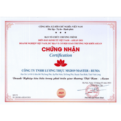 Doanh nghiệp tiêu biểu phát triển nông nghiệp Việt Nam - Asean 2021